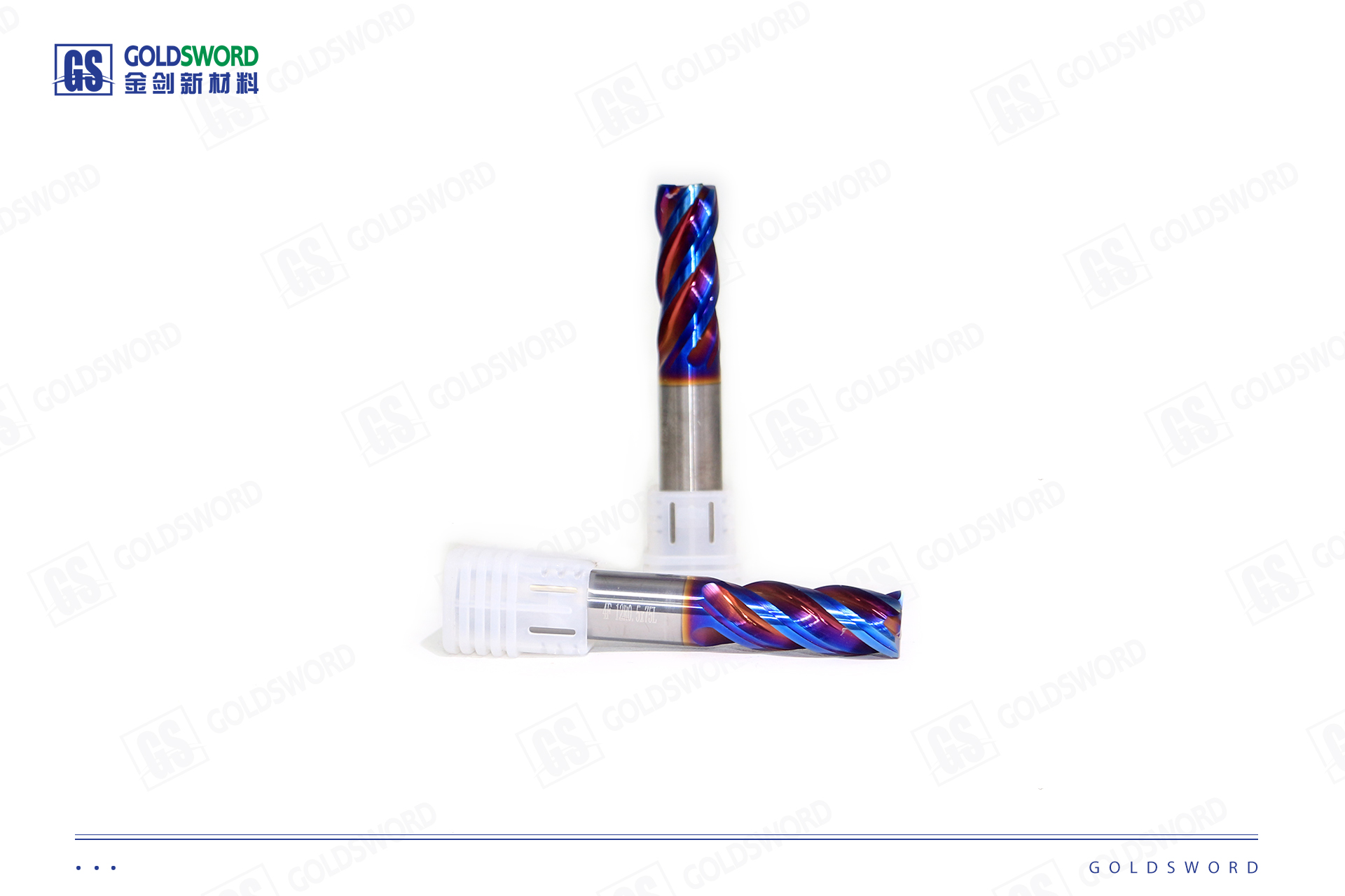 4F R0.5 Corner Radius Carbide End Mill D12×30×D10×75L